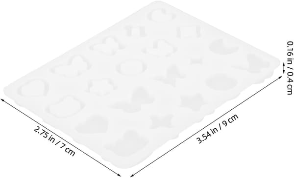 Silikonharpiksform for DIY smykkefremstilling Hjerte Sommerfugl Måneform Anhengsform