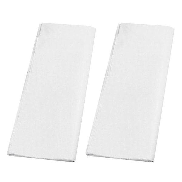 5 förpackningar/ set Färgat silkespapper tunt hantverkspapper för presentinslagning Bröllopsinredning Hantverk (vit)Vit White