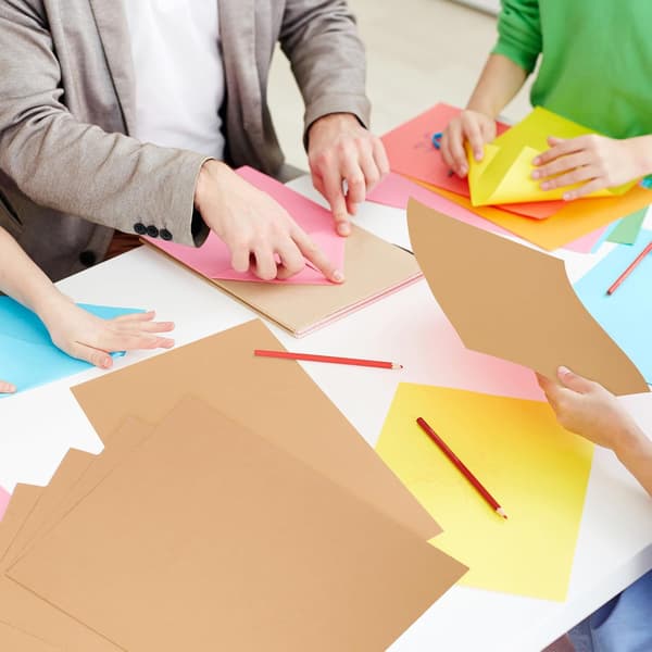 Kraftpapir Kraft 100 ark A4 150gsm Kraftigt brunt papir