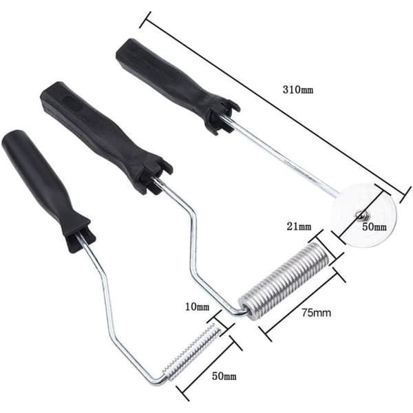 3-delt boblefjernerulle, boblepaddelværktøj, aluminiumslegering glasfiberkit til forme, harpiks, kompositter