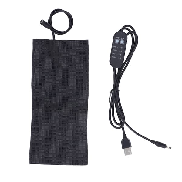 USB Electric Heating Pad Washable Carbon Fiber Adjustable Timer Foldable 5V