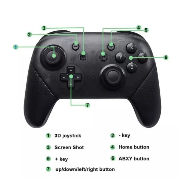 Ny trådløs Pro-controller til Nintendo Switch-konsol - Fuldt funktionel