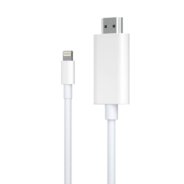 4m Lightning til HDMI-kabel 2K HD Digital AV-adapter Synkroniseringsskærmstik til iPhone til TV-projektor