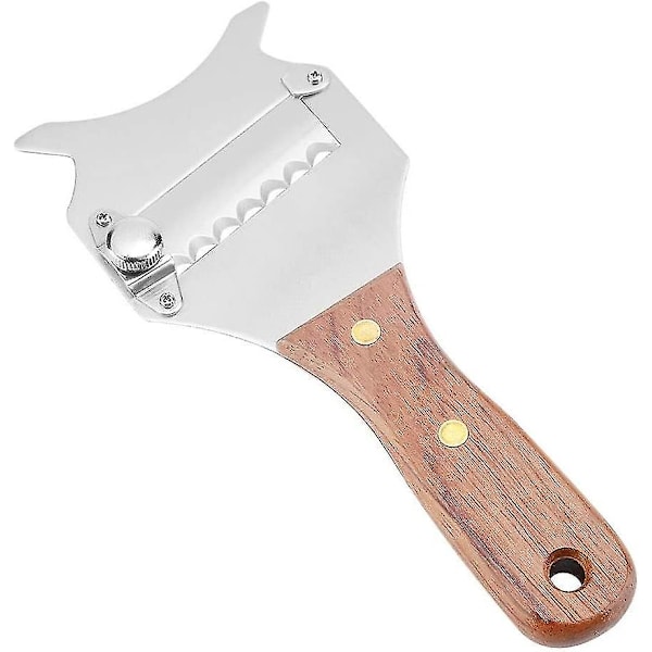 Tryffelskjærer, Tryffelostskjærer i rustfritt stål med justerbar blad, sjokoladeraser for kjøkkenverktøy