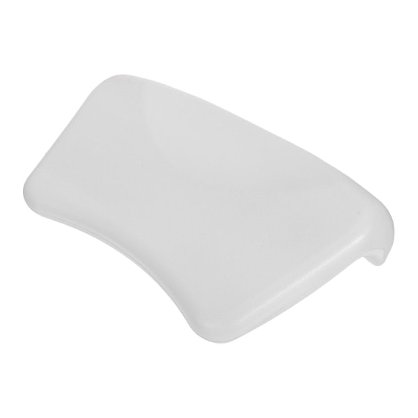 Badekar Pute - Luft Pute for Badekar - Spa Badekar Pute - Sugerør Pute - Ergonomisk Badekar Pute White 27X14CM