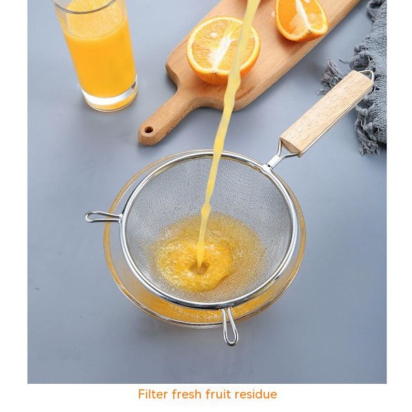 Køkken Rustfrit Stål Juice Sojamælk Filter Affaldskrypteringsnet Lækage