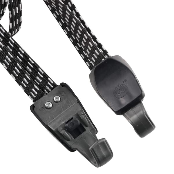 2 stk. 3 i 1 Elastisk Bungee Cord Motorcykel Cykel Bagage Fastgørelsesrem, Stropper med Bagage Reb Elastik Plast
