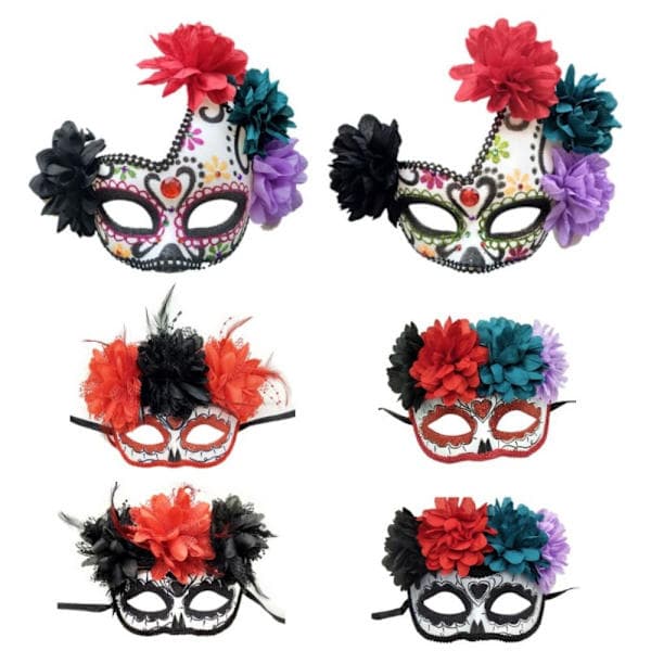Mexico Day of the Dead Masker Halloween Masker EEE E E E E