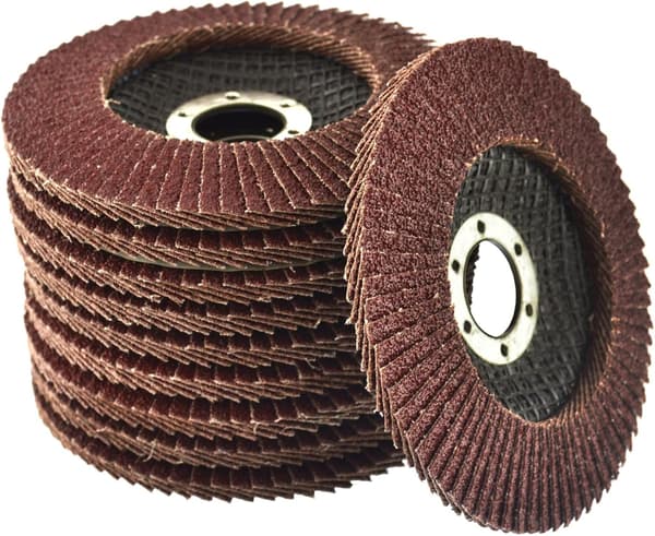 20 x Flap Discs 40 Grit Angle Grinder 4.5 \" (115mm) Flat Grinding Sanding