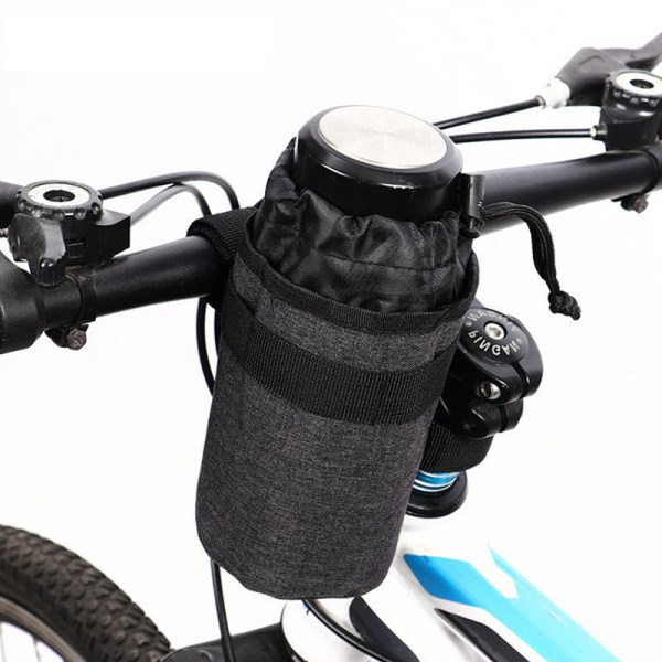 Bike Cup Holder Bag, Isolert Cooler Bike Vannflaskeholder Styre Drikkeholder, Bike Water Flaskebur for barnesykkel, Mountain Bike