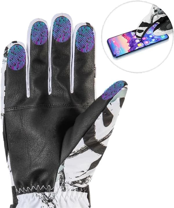Premium Waterproof Warm Gloves - Fleece Lining - TPU Membrane