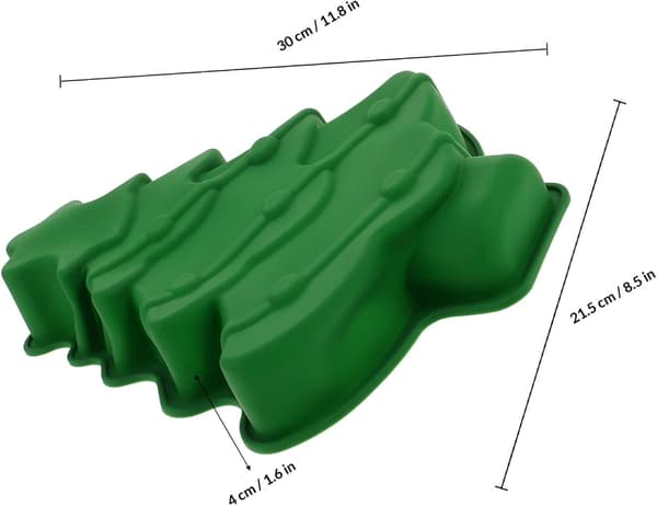 Julgransformad silikonform för bakning, livsmedelssäker, återanvändbar non-stick bakform
