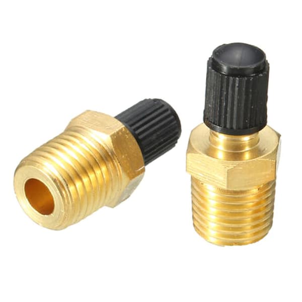 1/4\" NPT tankventil korrosionsbeskyttelse messing Schrader ventil med 1/4\" Ma