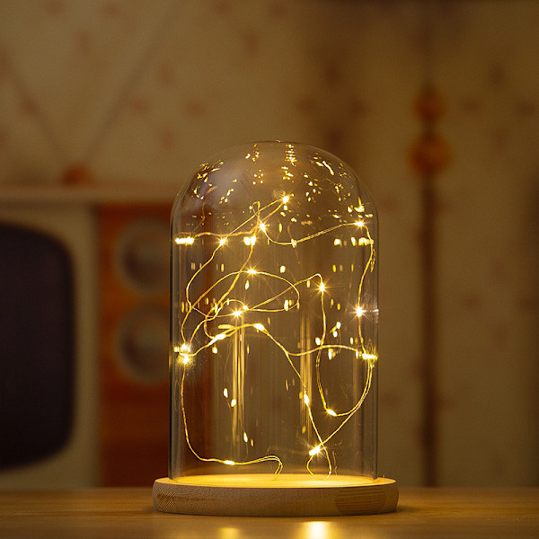 LED Fe-lys Batteridrevne Lysstreng | Mini Lys, Midtpunkt Borddekorationer, Bryllup Fest Soveværelse Mason Jar Jul, Varmt Hvidt