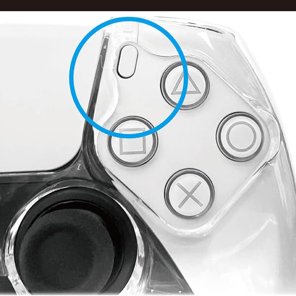 Läpinäkyvä suojakotelo PS5-ohjaimelle