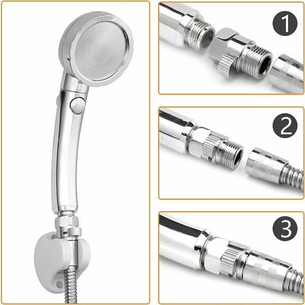 Brusehoved Stopventil Flowkontrol Stopventil Messinghane Flow Universal Reservedele