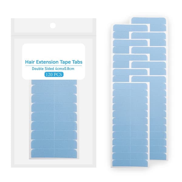 10 ark 120 stk. dobbeltsidet tape til hår extensions