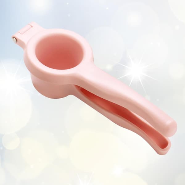 Manual Lemon Squeezer Juicer Pink PP Handheld Fruit Juicer Kitchen Utensil