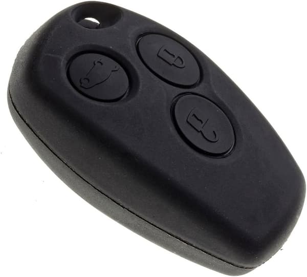 Key Shell without Blade Compatible with Renault Clio 3, Kangoo, Master, Modus and Trafic - 3-Button Remote Car Key Case