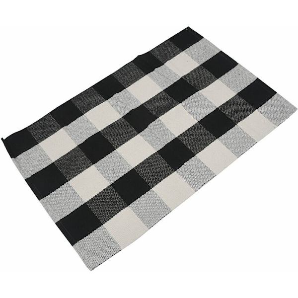 Rutete bomullsmatte, 23,6