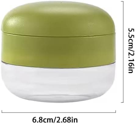 Mini Garlic Chopper with Storage, Handheld Stainless Steel Slicer, Dicing Green [Ho]