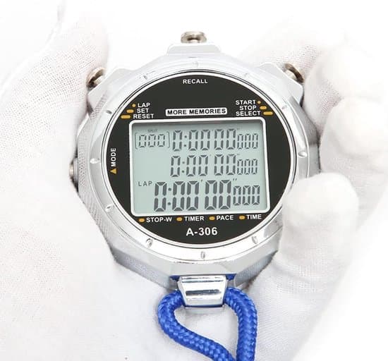 Sportstoppur - Digital Display - 1/1000 Sekunders Precision Elektronisk Digital Timer - Vattentät - Utomhussport