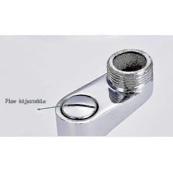 2-paknings badekarbatteriadapter, justerbar svingarm, 25 mm, 20 mm, dusjbatteri, baderomsbatteri, solid messingbatteri B-ZZY(F2)