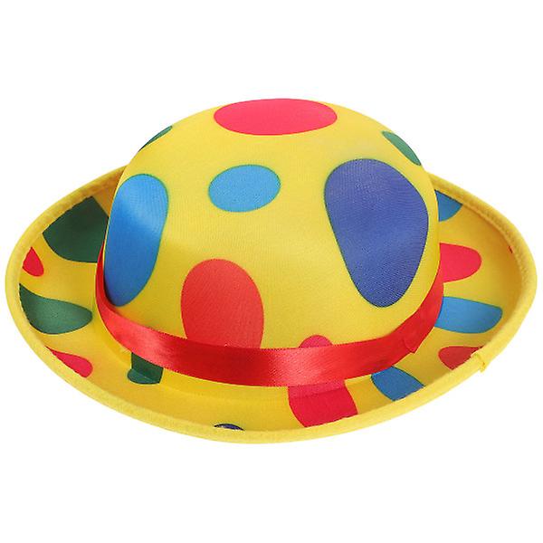Barn Pannband Filt Clown Hatt Clown Pannband Clown Kostym Accessoarer Party Clown Hattar M