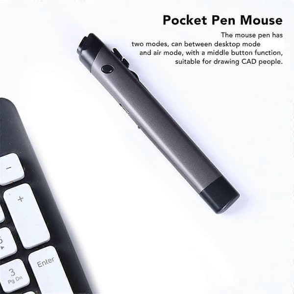 Wireless Mouse Pen 2.4G Optical Pocket Pen Mouse with Function for Laptop Tablet Smartphone Wireless