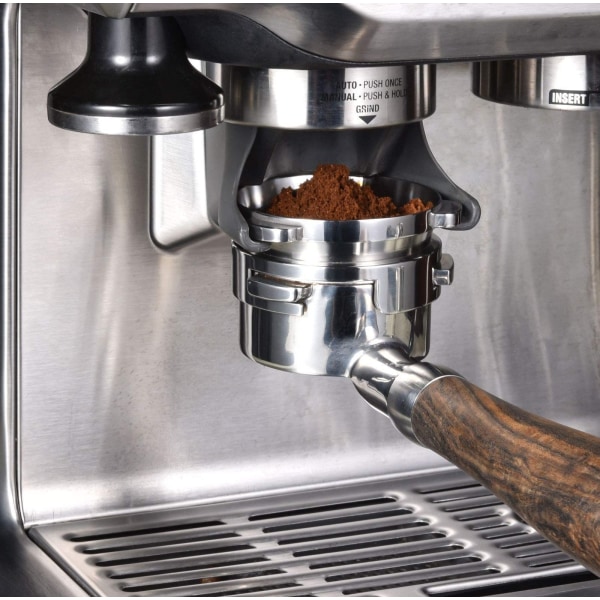 54mm espressotragt til bærbare filtre (sølv i rustfrit stål)