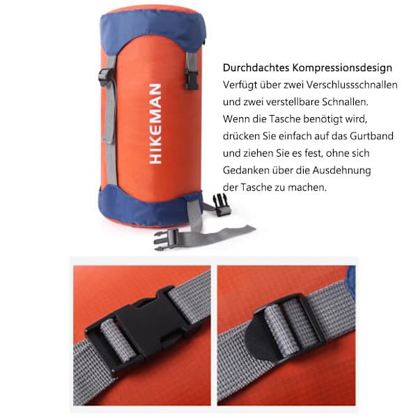 Compression Bag - 40% More Storage Space, Waterproof Ultralight Storage Bag for Sleeping Bag, Camping and Hiking