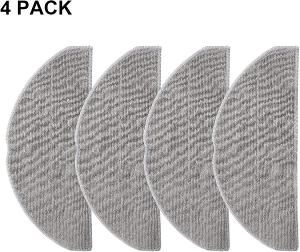 Moppe S20 D106 3C E10 C103 B112 Mikrofiberpuder Hård Klud Erstatning til Plus Gulve Installation Absorberende Vaskbar 8x10/16x20, 4 pack