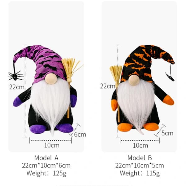 Tomtedockor, 2-pack Tomte Plyschdekorationer Dvärgdockor Hemdekorationer