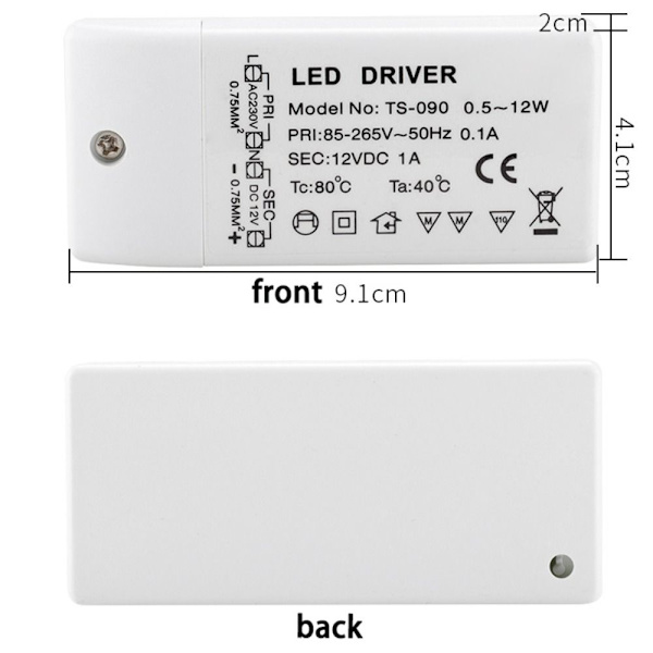 LED-strömförsörjning LED-ljusdrivenhet
