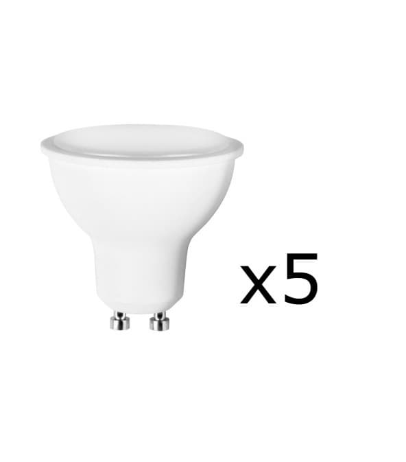 LED-lampa GU10 1W 230V 3000K 5-pack, Varmvit