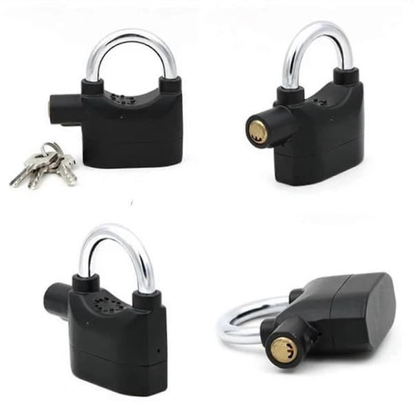 Universal Motorcycle Bicycle Waterproof Security Alarm Padlock