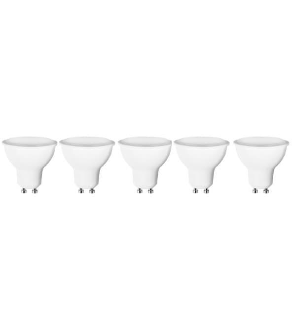 LED-lampa GU10 1W 230V 3000K 5-pack, Varmvit