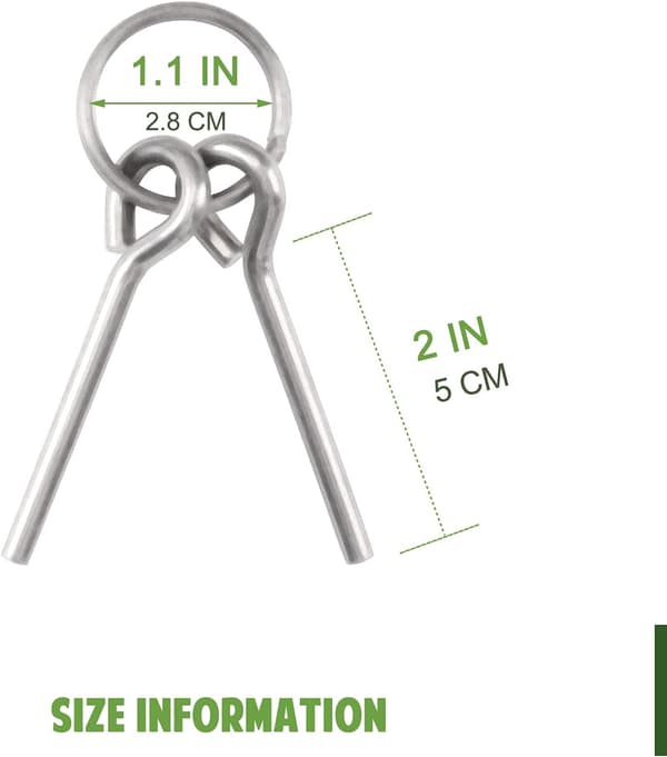 Tältpinne & Ringbyte, Tältstångskopplingar, Aluminium Tältstångsringar, Tältstångstillbehör 5-pack