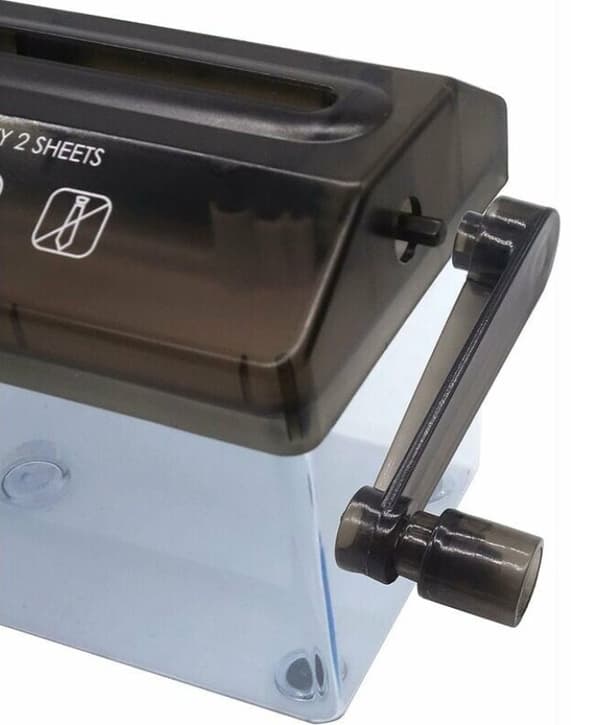 A4 Paper Shredder - Portable Manual Document Shredder for Office,