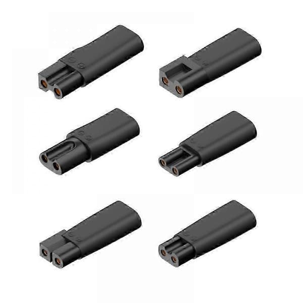 Universal USB-adapter Erstatning for Skjønnhetsinstrument, Hårklippere, Skrivebordslamper, 7 stk og USB-kabel