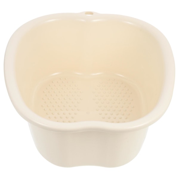 Foot Washing Bucket Portable Foot Bath Basin Foot Bath Basin Foot Washing BasinBeige37.5x32.3cm