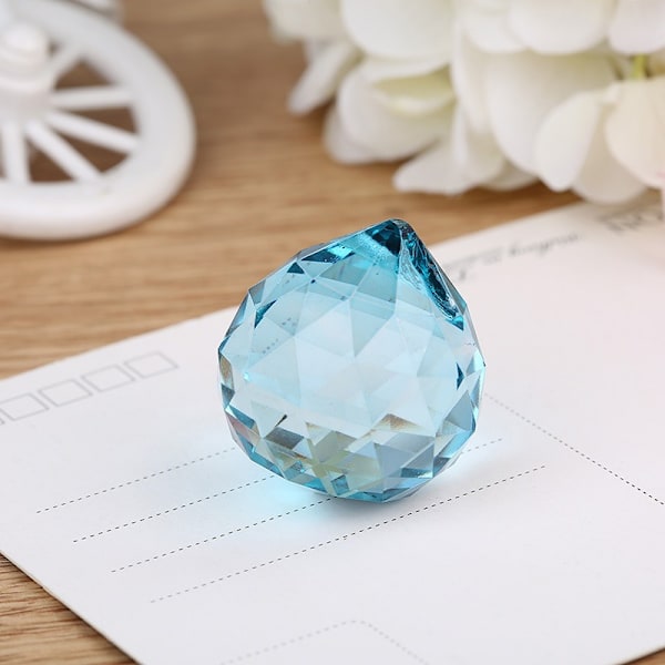 Glas Kristallprisma Boll Hängande Solfångare Regnbågsmakare Hängande Kristallboll Prisma Hängande för Fönster - 4 st