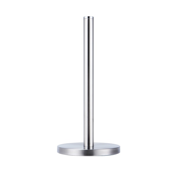 Paper Towel Holder - Tiski, Seisova Paper Towel Roll Holder Keittiöön ja Kylpyhuoneeseen, Painotettu Pohja ja Imukappaleet Yhdellä Kädellä