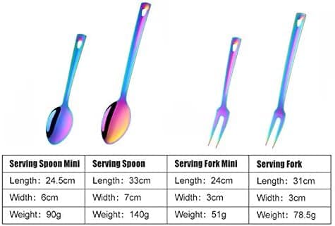 Kitchen Utensils, 12-piece set, Stainless Steel, Kitchen Equipment, Titanium, Rainbow, Kitchen Accessories, Cookware, Kitchen Utensils