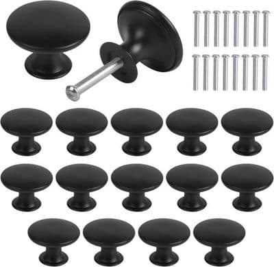 Lådhandtag - YYV - Set om 16 - Zinklegering - Diameter 30 mm - Vintage design