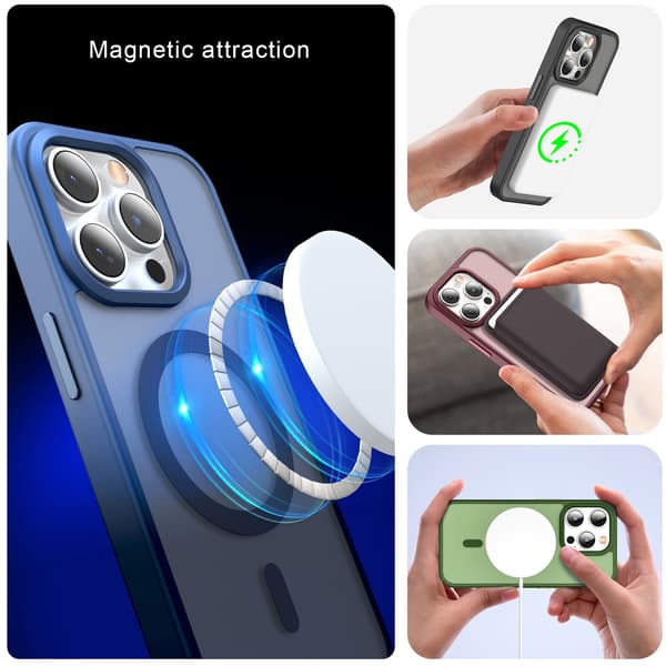 ColorPop iPhone 15 Pro Max-deksel CH MagSafe Matt Svart 40 40