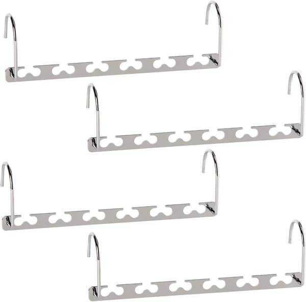 4-pack Space Saving Hangers Metal Hangers Magic Cascade Hanger