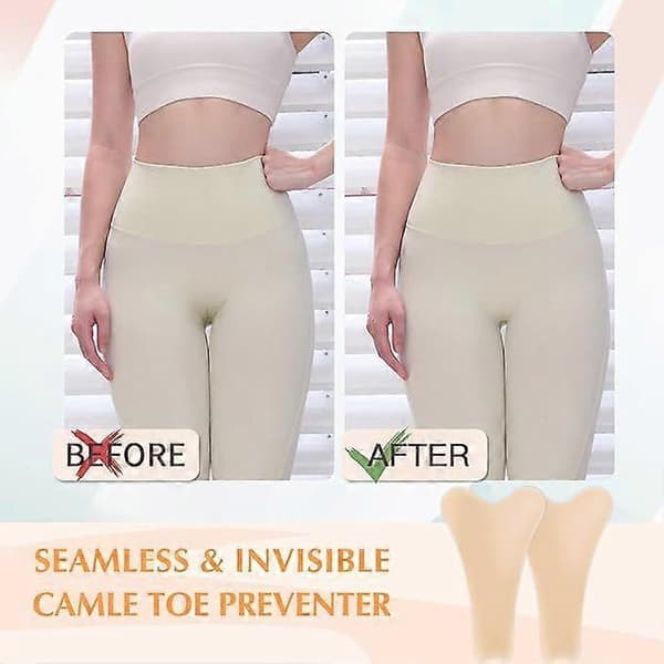 [RM]Camel Toe Concealer til kvinder, Y-formet silikone Camel Toe Concealer til badedragt, sømløse undertøjsindlæg beskyttelse til svømning 1 sæt