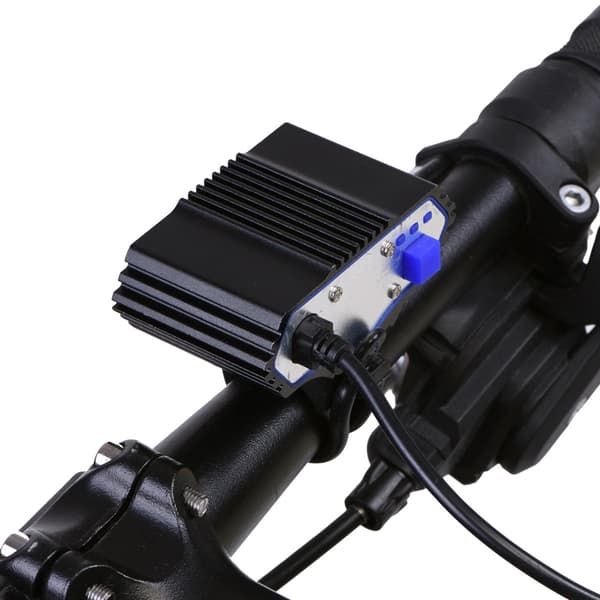 F3 Bright USB Bicycle Headlight Rechargeable Bright LED Lamp Professional Bike Light - Black