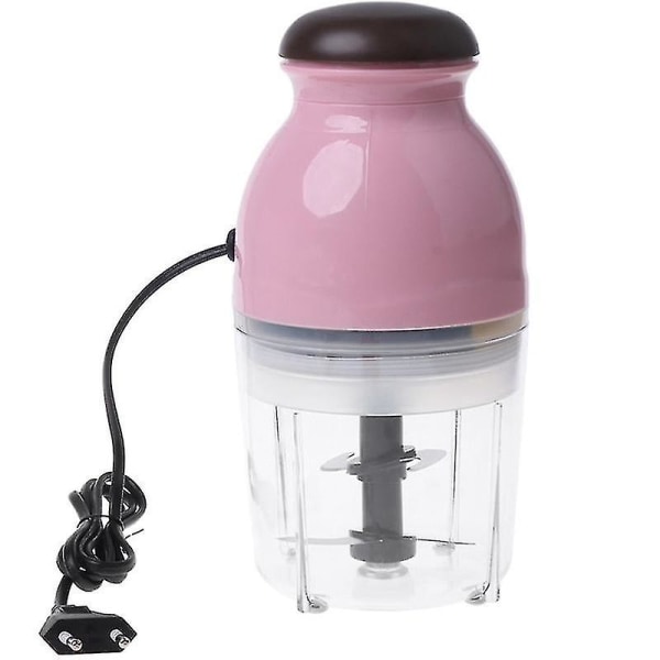 Abus-300w Mini Elektrisk Köttkvarn Grönsaks- och Fruktmixerhackare 600ml-EU-kontakt
